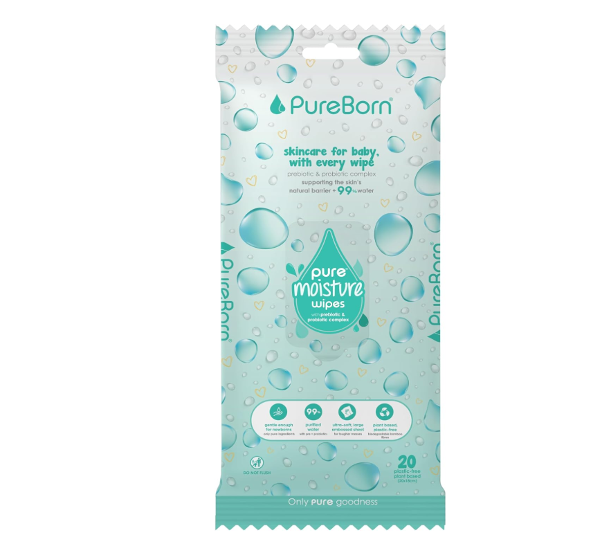 Pureborn Moisture Water Wipes
