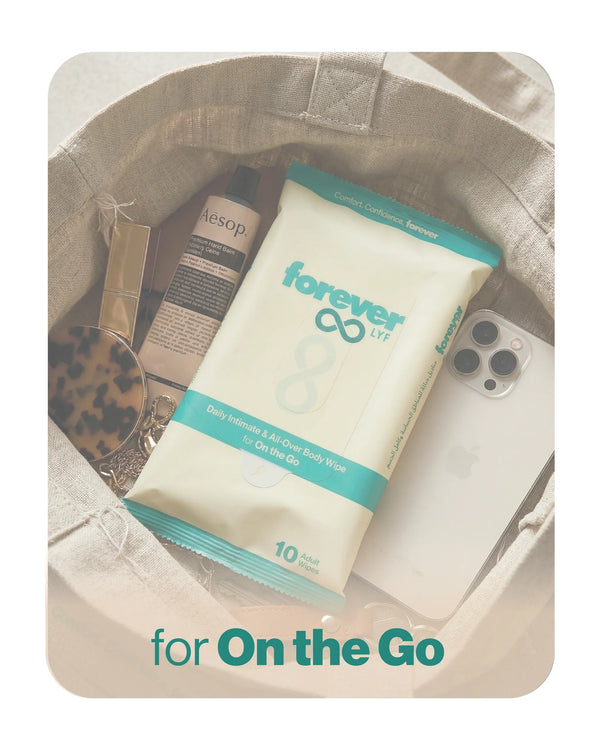 Forever lyf Daily Intimate & All Over Body Wipes – On the Go (10 Pieces)