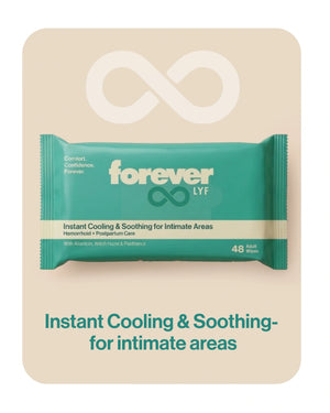 Forever Lyf Instant Cooling & Soothing Intimate Wipes