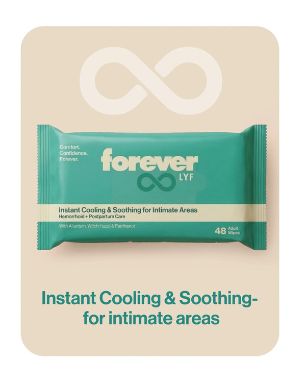 Forever Lyf Instant Cooling & Soothing Intimate Wipes