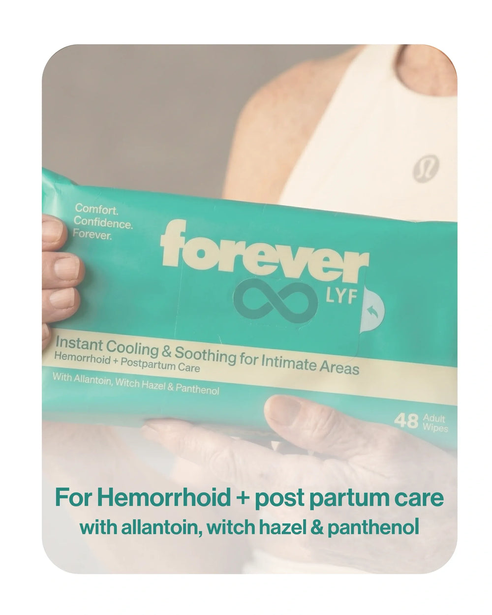Forever Lyf Instant Cooling & Soothing Intimate Wipes