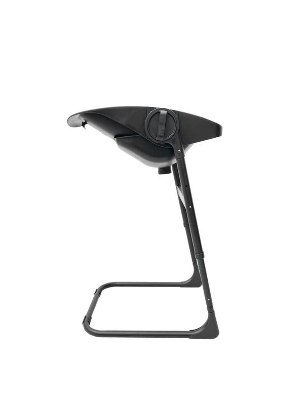 CharliChair 2-in-1  Baby Bath Chair - Black With Cushion