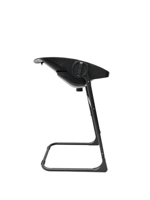 CharliChair 2-in-1  Baby Bath Chair - Black With Cushion