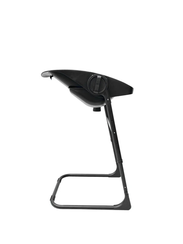 CharliChair 2-in-1  Baby Bath Chair - Black With Cushion