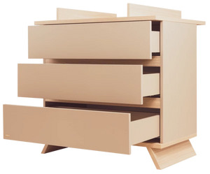Faktum Sienna Cappuccino 3-Drawer Nursery Dresser