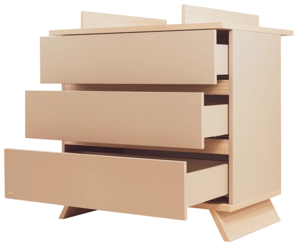 Faktum Sienna Cappuccino 3-Drawer Nursery Dresser