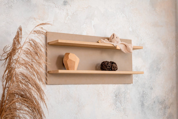 Faktum Sienna Cappuccino Nursery Wall Shelf | Baby Room Storage & Decorative Shelf