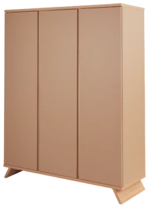 Faktum Sienna Cappuccino Baby Wardrobe | Modern Push-Open Children’s Storage Cabinet