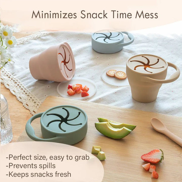Moonkie Silicone Snack Cup – Spill-Proof