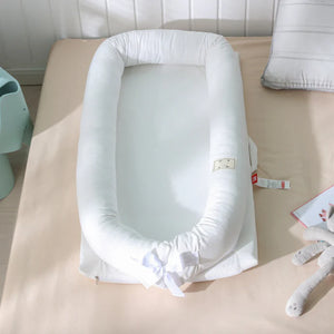 Little Baby Breathable Newborn Baby Sleeping Bed – White
