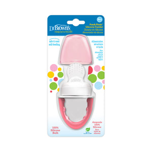 Dr. Brown's Fresh Firsts Pink Silicone Feeder