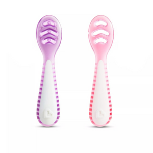 Munchkin Gentle Dip Baby Spoons for Self Feeding and Baby Led Weaning