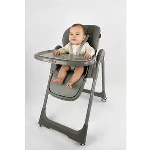 Miila High Chair Grey Adjustable Reclining Seat