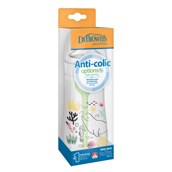 Dr. Brown's Bottle Op+ 270ml Ocean Anti-Colic Wide-Neck