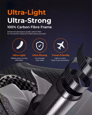 Gb Swan Pro Carbon Fiber Baby Stroller | Lightweight 2-Way Reversible Stroller 0-36 Months