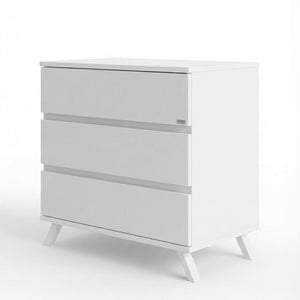 Faktum Sienna White 3-Drawer Nursery Dresser