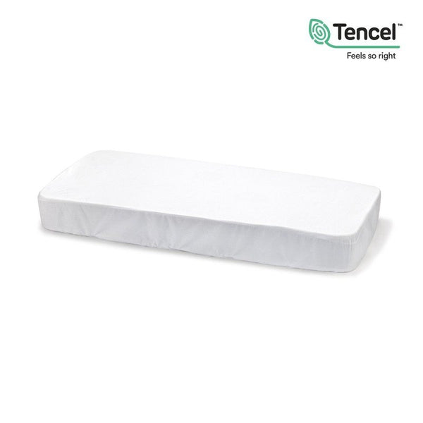 CAMBRASS TENCEL FITTED WATERPROOF SHEET LISO&WHITE