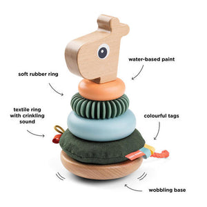 Done By Deer Stacking Tower Raffi Wooden Toy