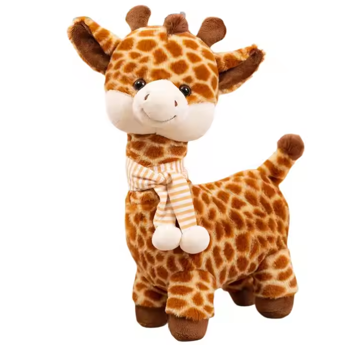Miila giraffe with scarf plush toy