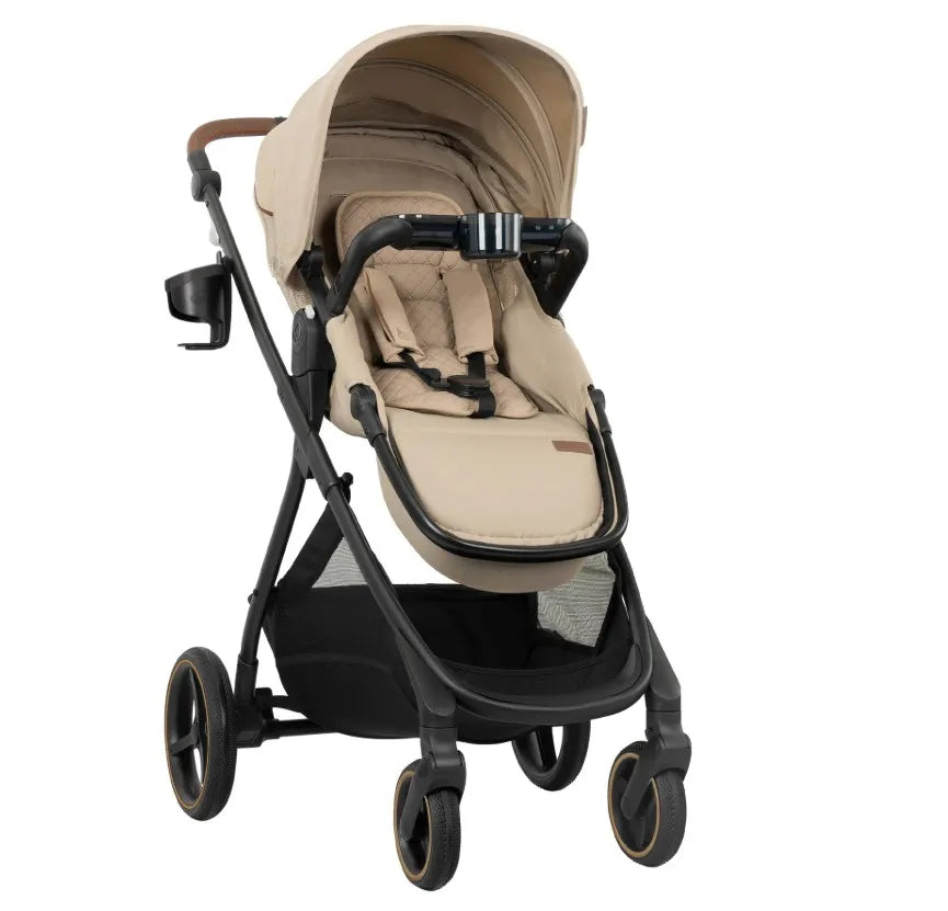 Evenflo® Shyft™ Intuiti+ Travel System with Revolve180™ LiteMax™ NXT &amp; SensorySoothe™ travertine