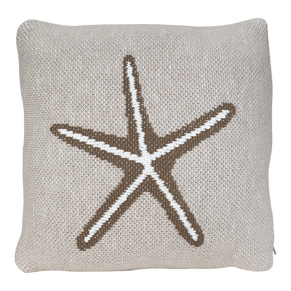 QUAX KNITTED CUSHION 30*30 CM STARFISH