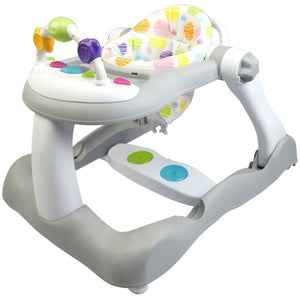 Spuddies Bounce Steps 3 In 1 Walker Grey Activity Toy