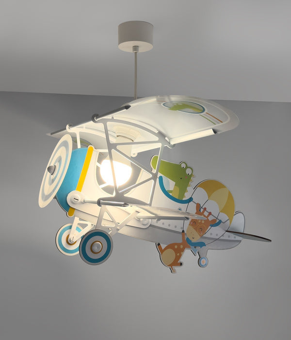 Dalber Children's Hanging Lamp Airplane Little Crocodile