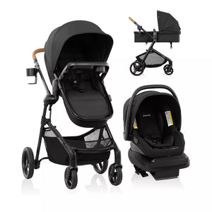 Evenflo Pivot Modular Travel System with LiteMax NXT Infant Car Seat | 6-in-1 Baby Stroller