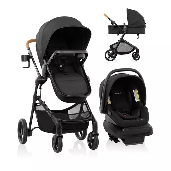 Evenflo Pivot Modular Travel System with LiteMax NXT Infant Car Seat | 6-in-1 Baby Stroller