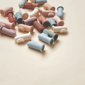 Moonkie Baby Finger Toothbrush – Soft Silicone Gum & Teeth Cleaner (2-Pack, 0M+)