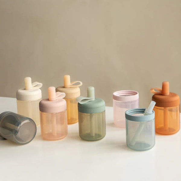 Moonkie Silicone Training Cup with Straw