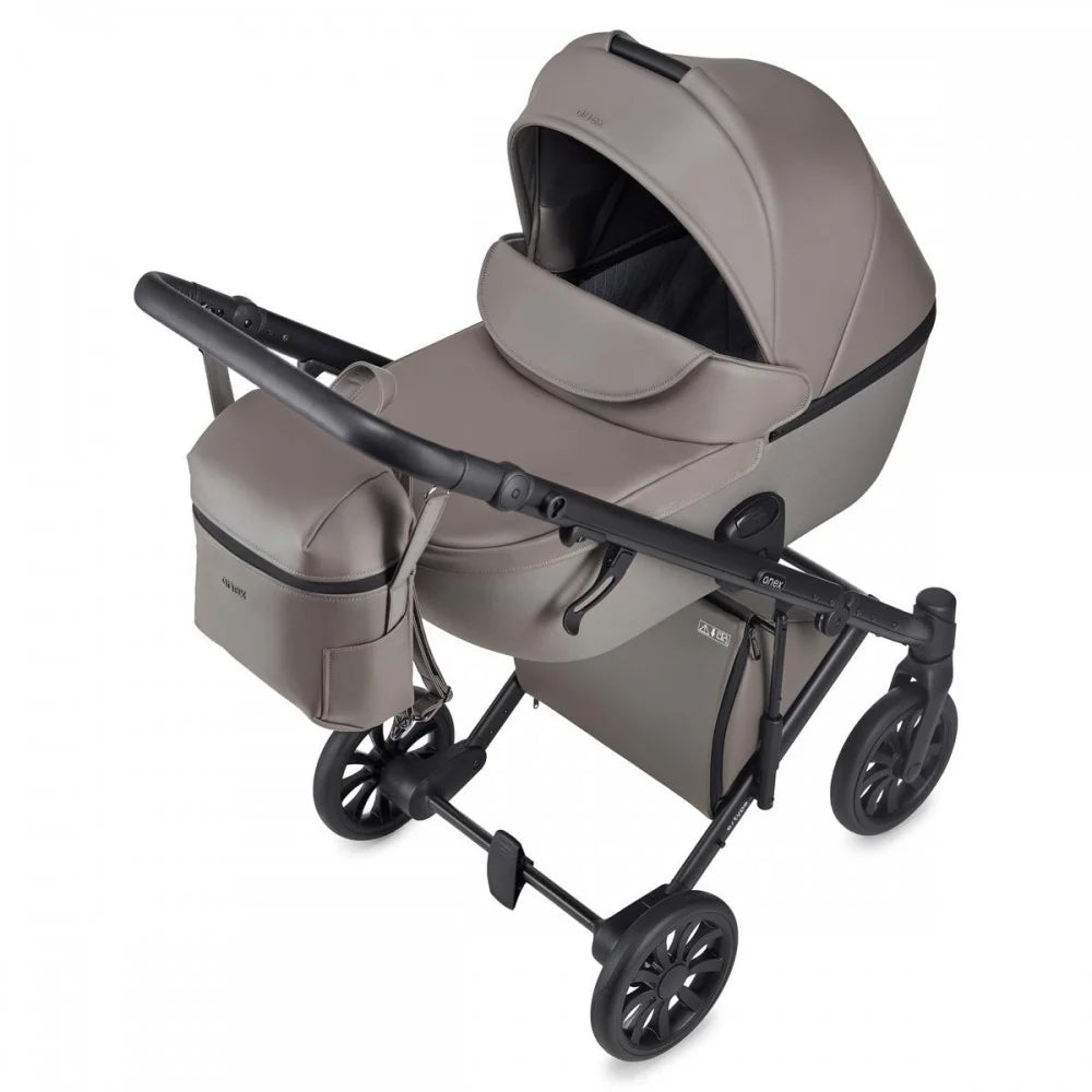 Anex Stroller E-Type 2in1 Travel System, Eco Leather Luna