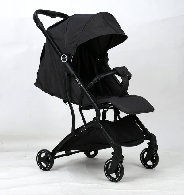 Miila Travel Stroller and Adapter - Black