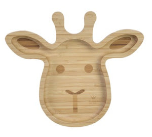 Bambam Bamboo plate Giraffe