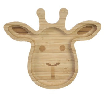 Bambam Bamboo plate Giraffe