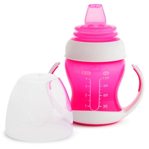 Munchkin 4oz Gentle Transition Cup Pink Sippy