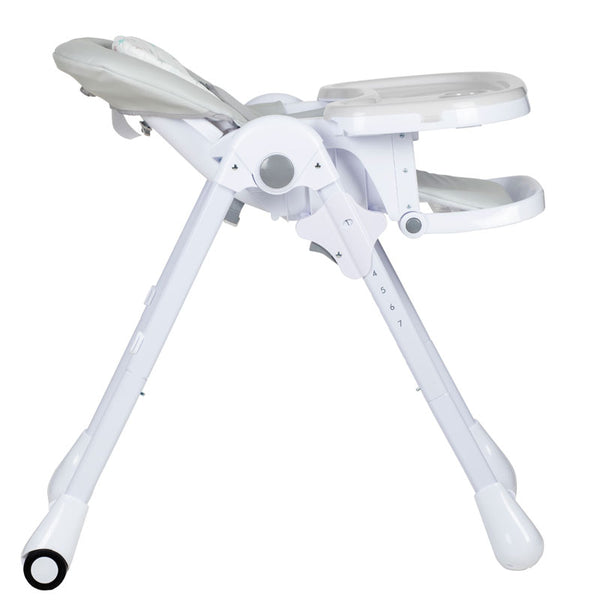 Plastimyr High Chair Twinkle Grey Adjustable Reclining Seat