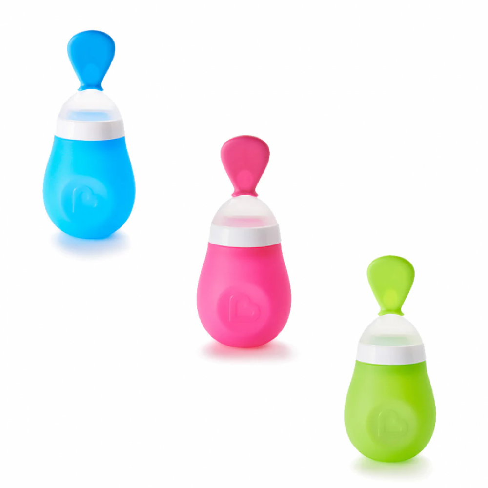 Munchkin Squeeze Spoon Silicone Baby Feeder