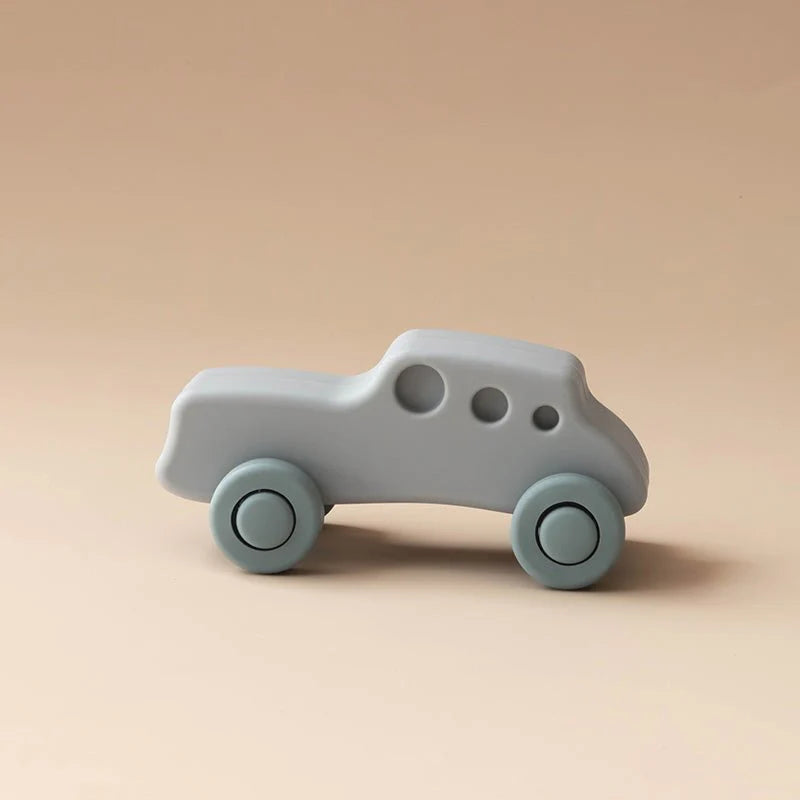 Moonkie Classic Racer – Soft Silicone Push &amp; Go Toy