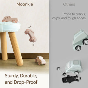 Moonkie Classic Racer – Soft Silicone Push &amp; Go Toy