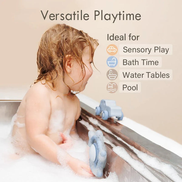 Moonkie Classic Racer – Soft Silicone Push &amp; Go Toy