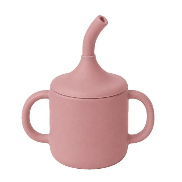 Babyjem Silicone Training Cup with Straw
