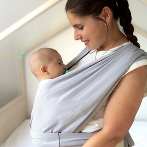 Babyjem Grey Baby Wrap Carrier Four-Season Comfort