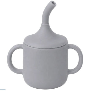 Babyjem Silicone Training Cup with Straw