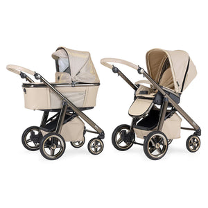 Bébécar Baby Stroller Travel System with Carrycot, Seat & Group 0+ Car Seat