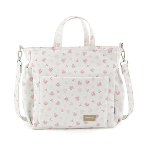 Cambrass Maternity Bagpack Aura Beige Floral Diaper Bag
