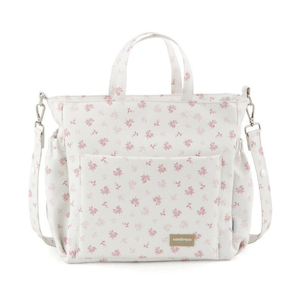 Cambrass Maternity Bagpack Aura Beige Floral Diaper Bag