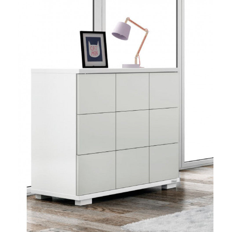 Trama Chest of Drawers Maxi Chocolate White