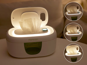 Momcozy Smart Baby Wipe Warmer – Top-Heating Dispenser with Built-in Night Light