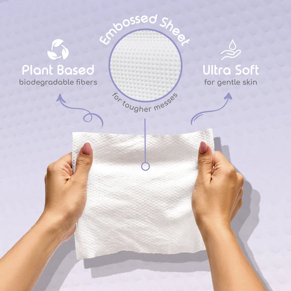 Pureborn Pure Moisture Wipes With Organic Calendula Lotion